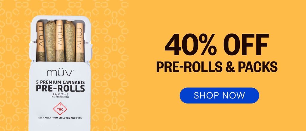 40% OFF Pre-rolls & Pre-roll Packs