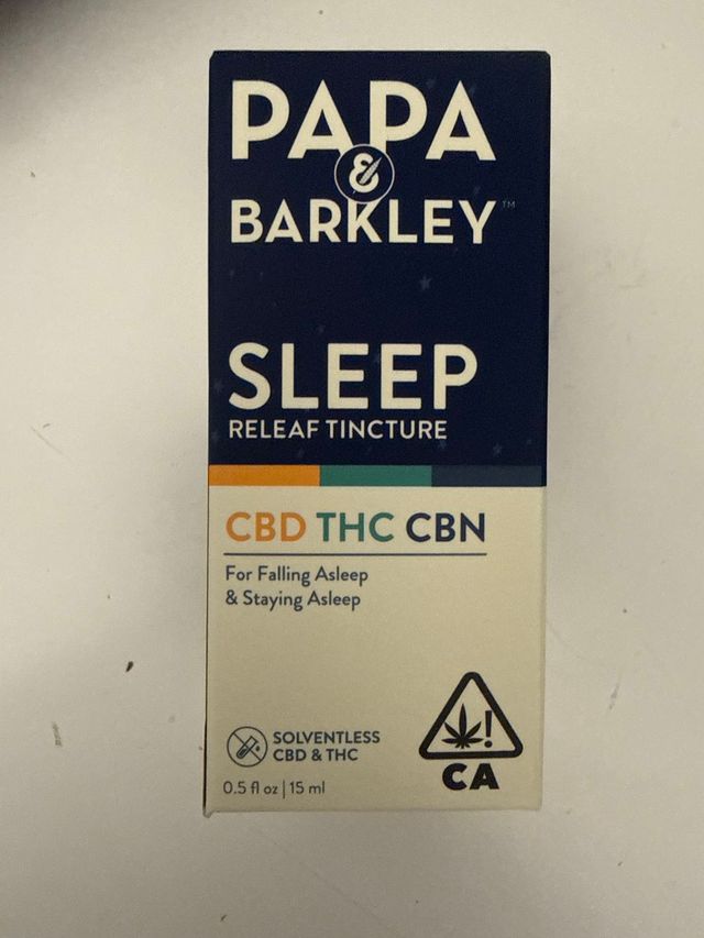 Sleep Releaf 1:1:1 Suite Tincture Papa & Barkley