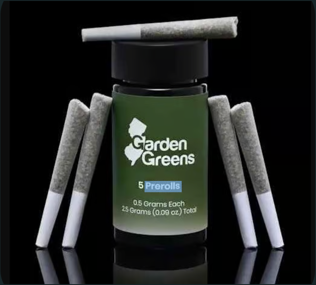 VerZace | 2.5G 5Pk Pre-Rolls Garden Greens