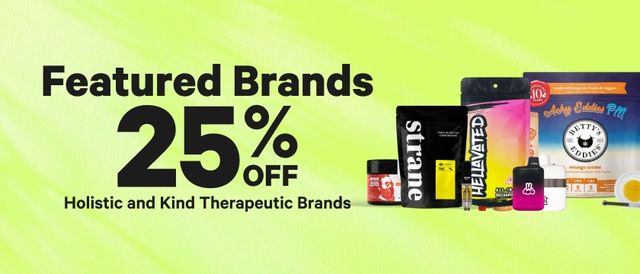 Cannabis Promo, Cannabis Sales, Cannabis Discounts, Cannabis on Sale, 25% Off Holistic & MariMed Brands