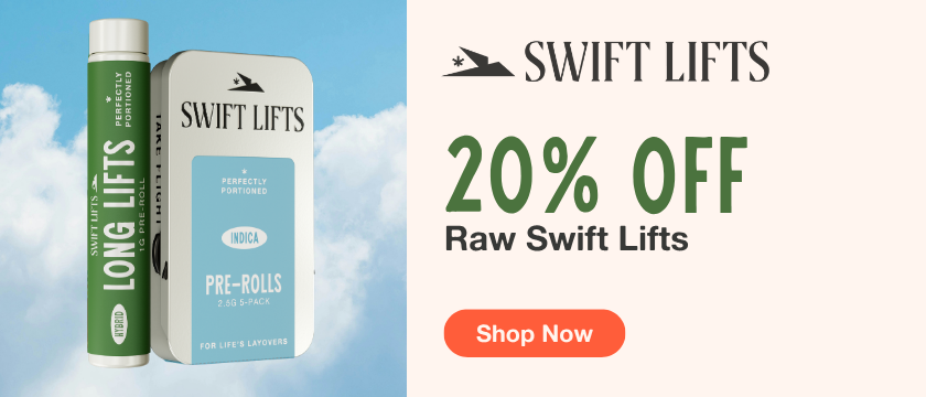 20% OFF Raw Swift Lifts