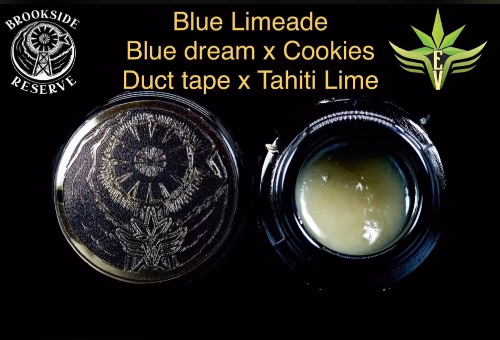 Brookside Reserve Blue Limeade Badder Live Rosin Concentrate, 1g
