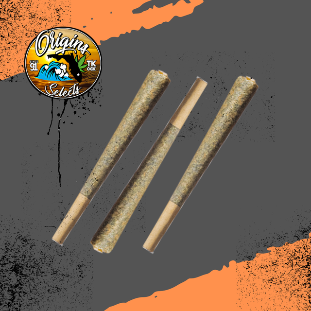 Origins Triangle Kush Preroll 3-Pack Freedom Town