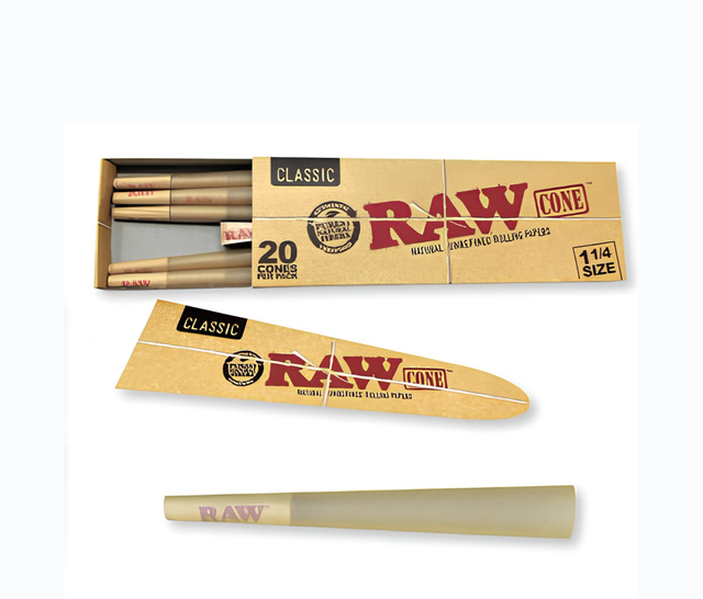 1 1/4" Classic Pre-Roll Cones RAW®