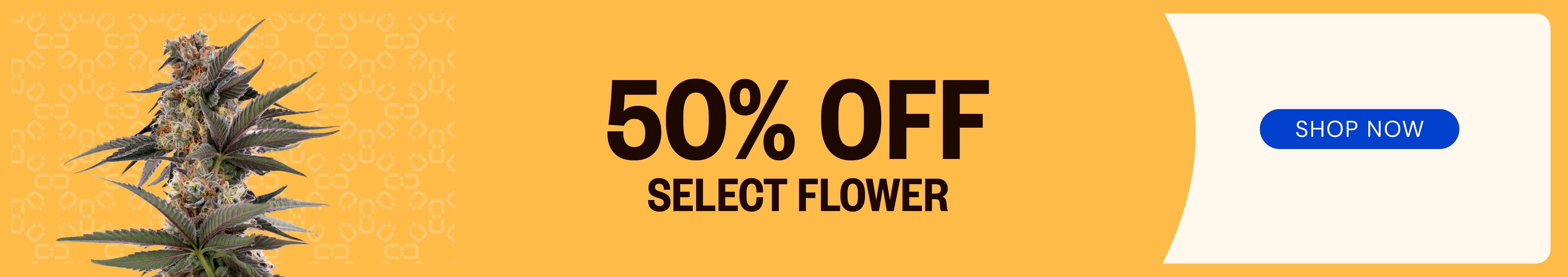 50% OFF - Select Flower