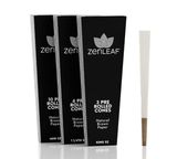 Zen Leaf Cones Rolling Papers/Cones, [6pk] Brown