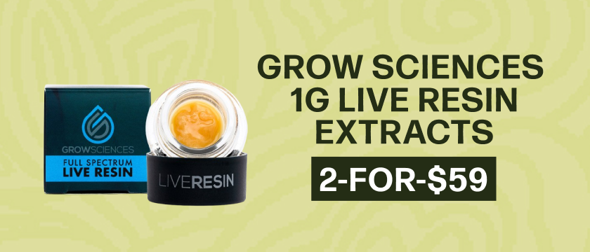 2-for-$59 Grow Sciences Live Resin Extracts