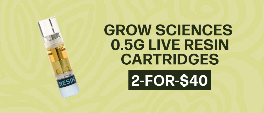 2-for-$40 Grow Sciences Live Resin Vapes