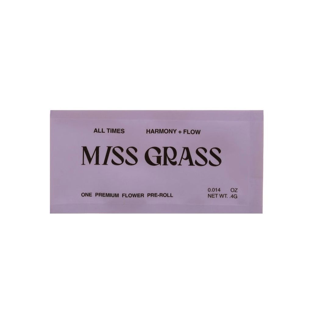 Miss Grass All Times Lemon Thai OG Spark Pre-Roll Single, 0.4g [1pk}
