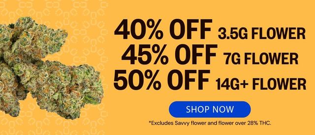 Cannabis Promo, Cannabis Sales, Cannabis Discounts, Cannabis on Sale, Up to 50% OFF Flower