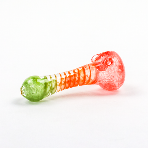 4" Rasta Swirl Hand Pipe LuvBuds