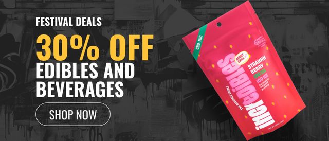 Cannabis Promo, Cannabis Sales, Cannabis Discounts, Cannabis on Sale, 30% off Edibles and Beverages