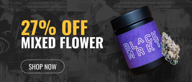 Cannabis Promo, Cannabis Sales, Cannabis Discounts, Cannabis on Sale, 27% off Mixed Flower