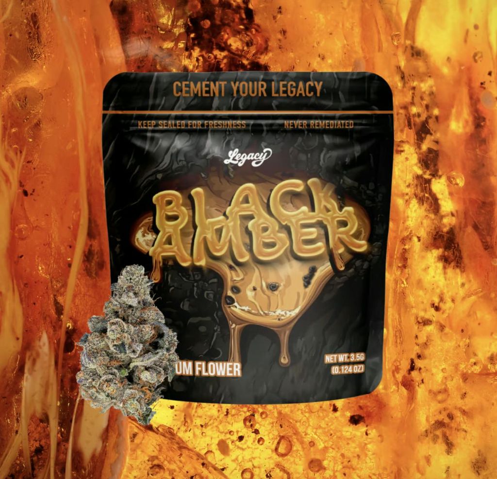 Legacy Black Amber Flower 3.5g