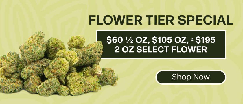 $60 1/2 OZ, $105 OZ, $195 2 OZ (Mix & Match)