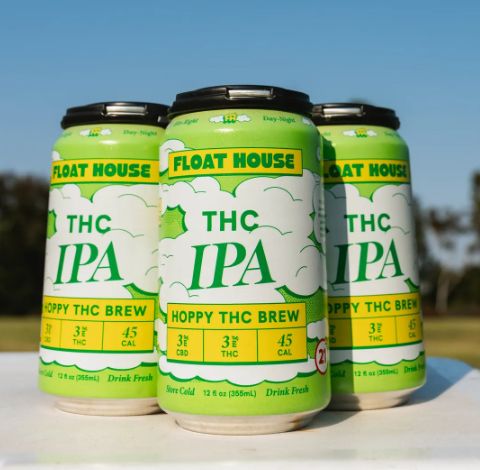 Float House THC IPA Beer Carbonated Hemp Beverage, 3mg - image 3