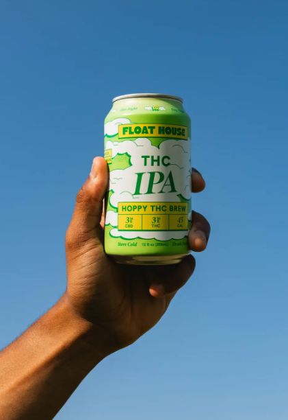 Float House THC IPA Beer Carbonated Hemp Beverage, 3mg - image 2