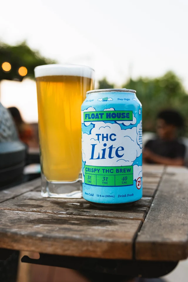 Float House THC Lite Beer Carbonated Hemp Beverage, 3mg - image 3