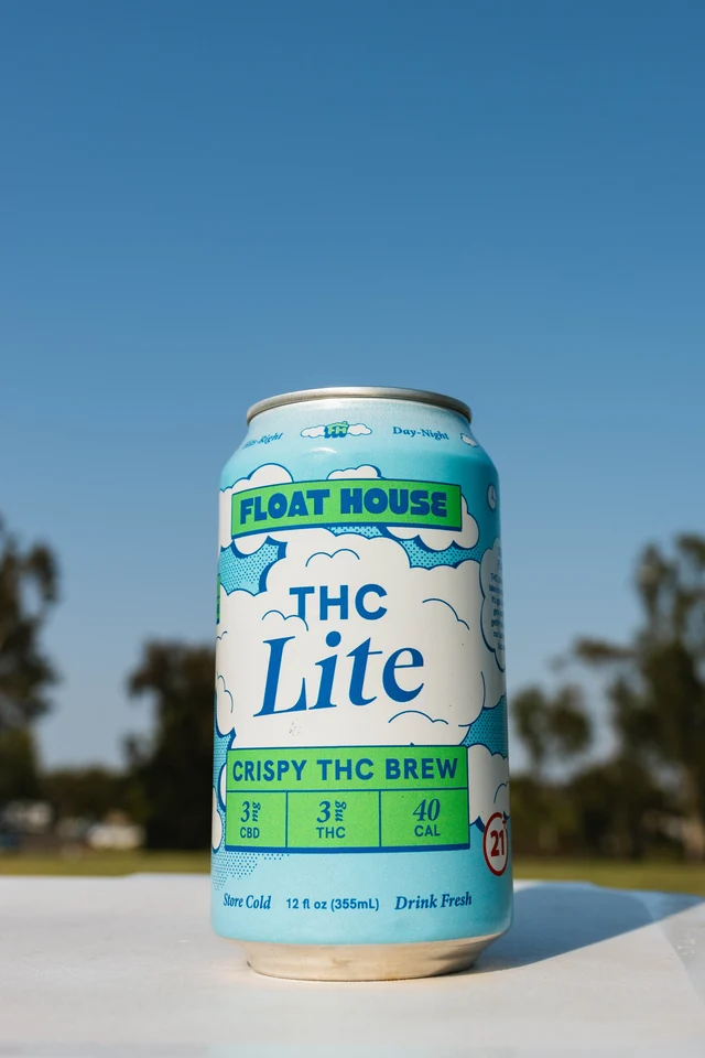 Float House THC Lite Beer Carbonated Hemp Beverage, 3mg - image 2