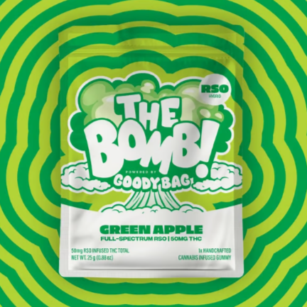 The Bomb! Green Apple RSO Goody Bag The Bomb! Green Apple RSO Goody Bag