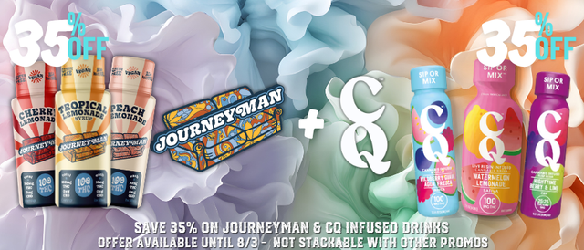 Cannabis Promo, Cannabis Sales, Cannabis Discounts, Cannabis on Sale, CQ + Journeyman & Breez 35% Off!