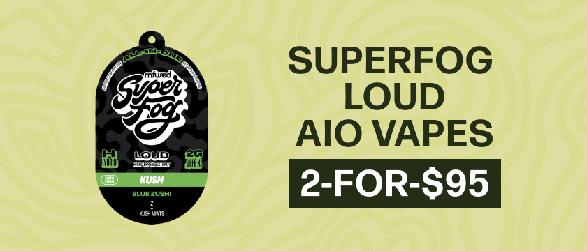 2-for-$95 Superfog Loud AIO Vapes ELDP