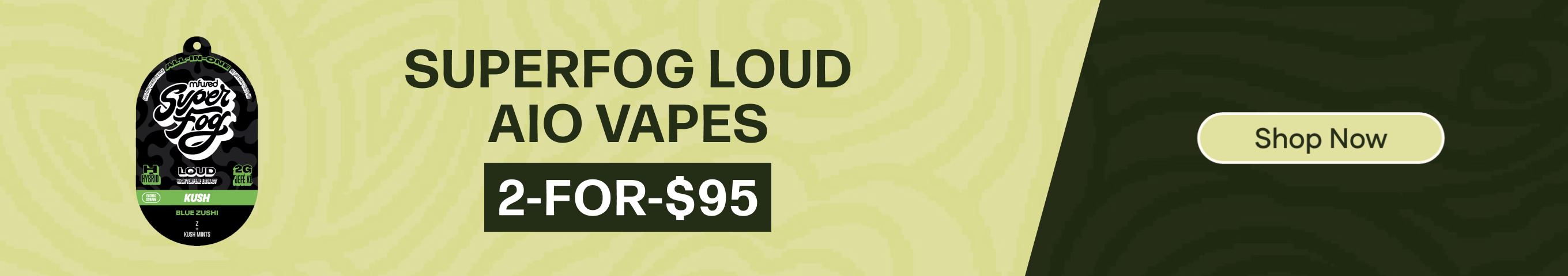 2-for-$95 Superfog Loud AIO Vapes ELDP
