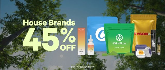 Cannabis Promo, Cannabis Sales, Cannabis Discounts, Cannabis on Sale, 45% Off Kind Tree, Tyson 2.0, C-Bite, Valhalla, Ilera & Legend
