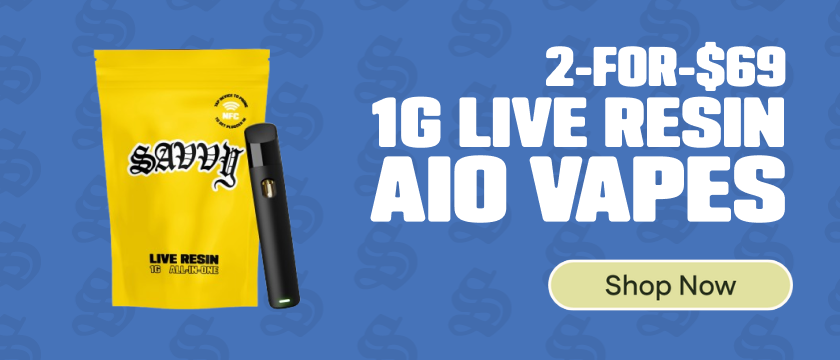 2-for-$69 Savvy Node 1G Live Resin All-In-One Vapes