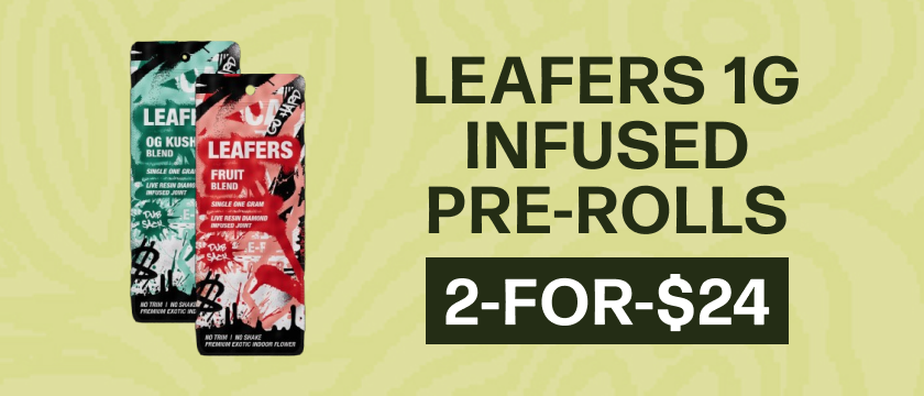 2-for-$24 Leafers 1G Infused Pre-rolls