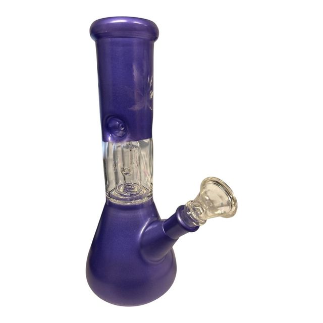 8" Dome Perc Pot Leaf Bisa Lina