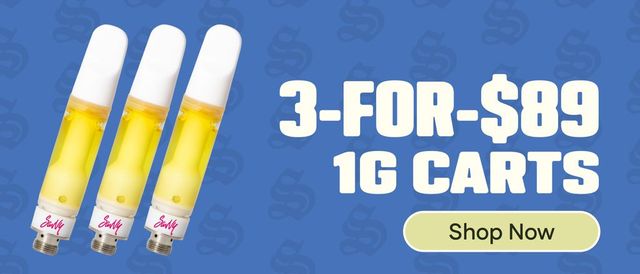 Cannabis Promo, Cannabis Sales, Cannabis Discounts, Cannabis on Sale, 3-for-$89 - Savvy 1g Carts