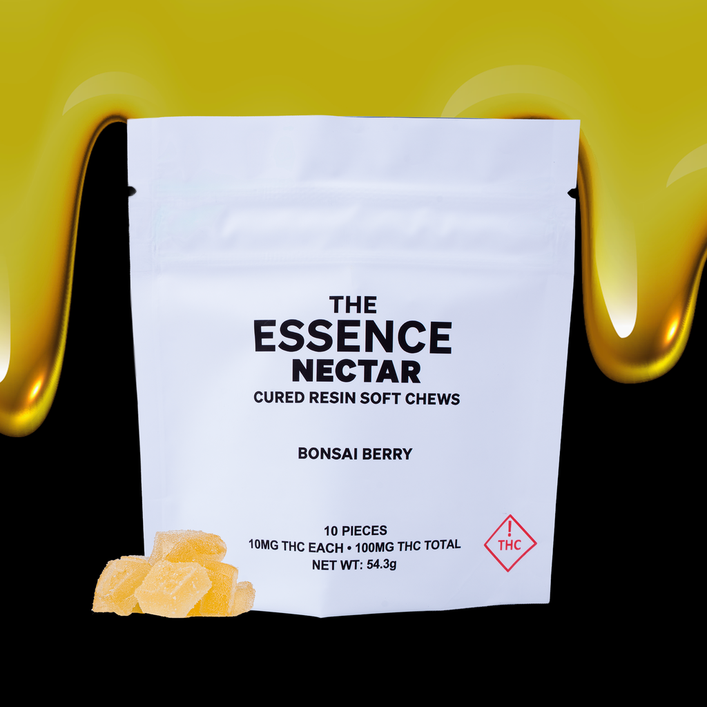 (the) Essence Nectar Dosilato Bonsai Berry Soft Chews Cured Resin Soft Chews Edible, 100mg, 10-Pack