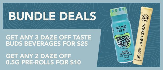 Cannabis Promo, Cannabis Sales, Cannabis Discounts, Cannabis on Sale, Daze Off 0.5g Pre-Rolls 2 for $10