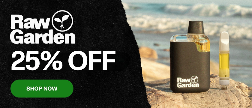 25% OFF Raw Garden Vapes
