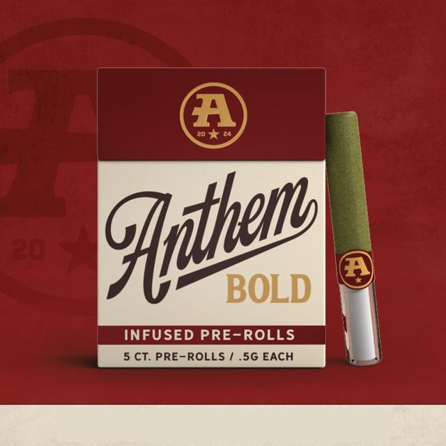 Iconic Glass Tip: Acapulco Gold Anthem Bold Iconic Glass Tip: Acapulco Gold Anthem Bold