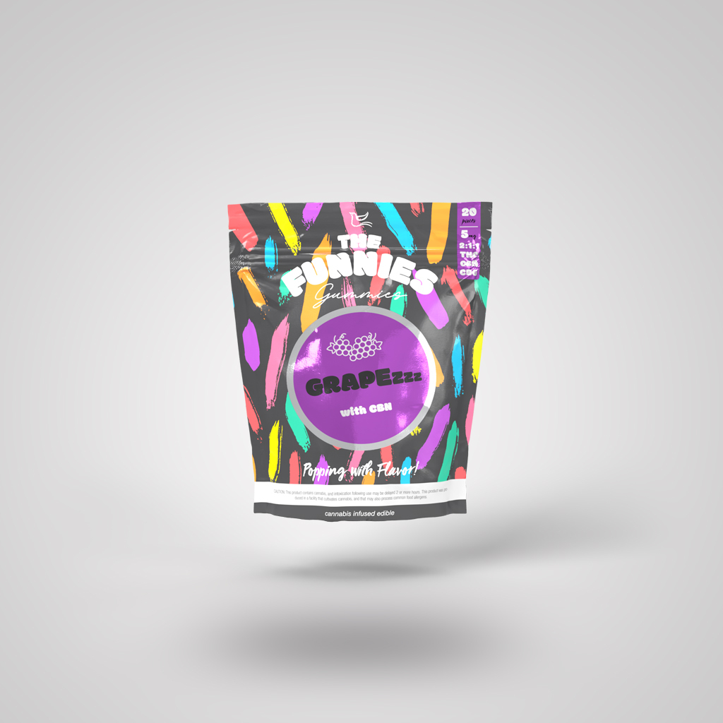 Buy Grapezzz 2:1:1 (THC:CBN:CBG) 100mg 20pk Gummies online - Aroma