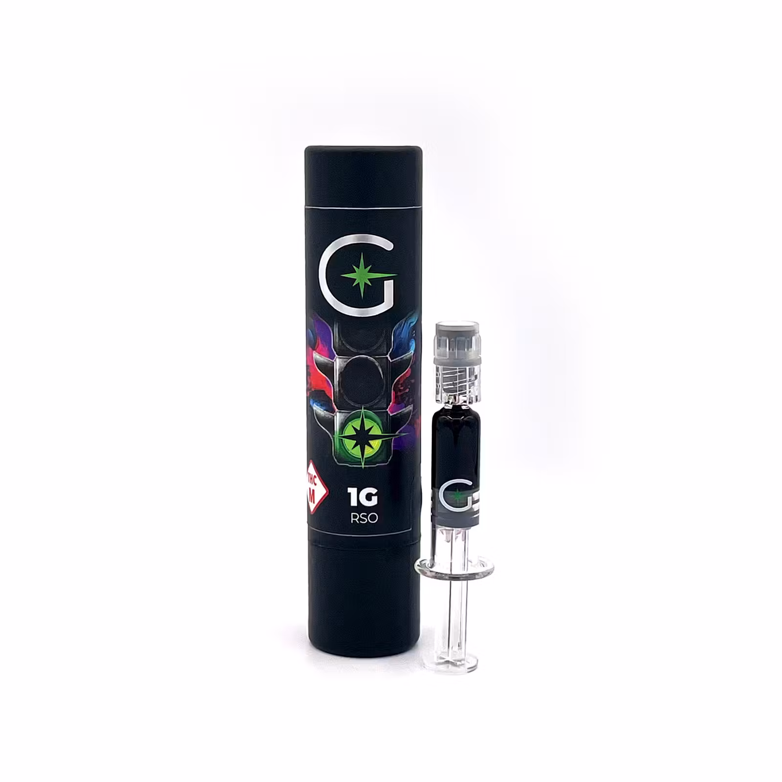 Greenlight Honey Badger Cured Resin Concentrate, 1g RSO Syringe