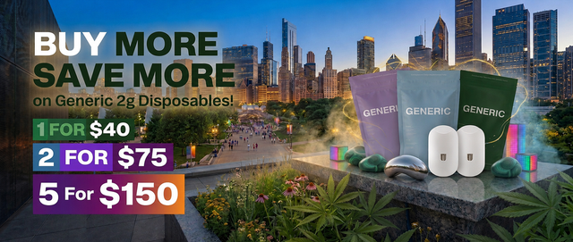 Cannabis Promo, Cannabis Sales, Cannabis Discounts, Cannabis on Sale, Buy More Save More - Generic 2g Disposables