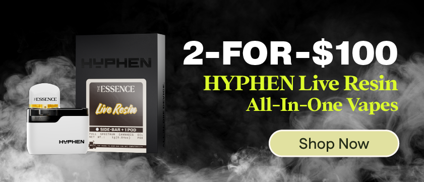 2-for-$100 HYPHEN All-in-One Live Rosin Vapes