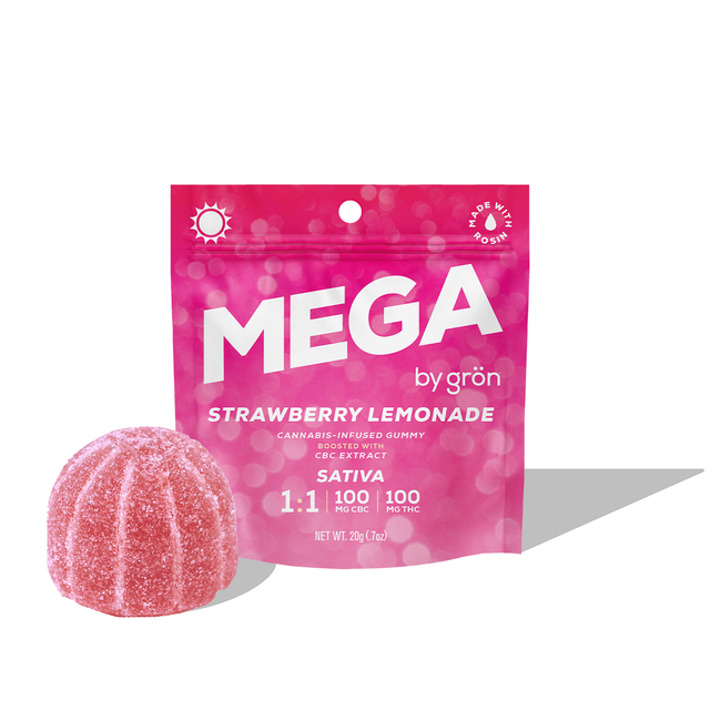 Strawberry Lemonade MEGA 1:1 (THC:CBC) Grön