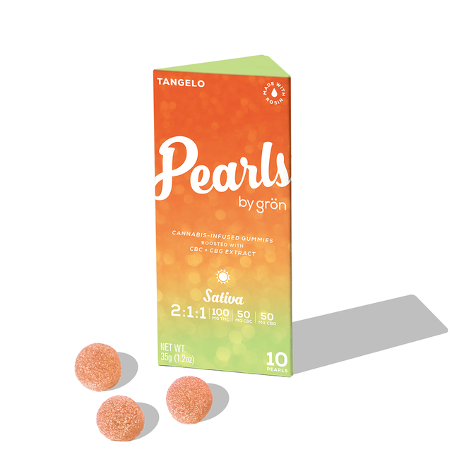 Tangelo Pearls 2:1:1 (THC:CBC:CBG) Grön