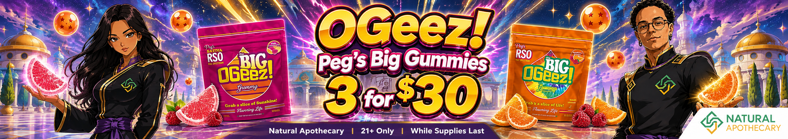 Cannabis Promo, Cannabis Sales, Cannabis Discounts, Cannabis on Sale, OGeez BIG 3 for $30!