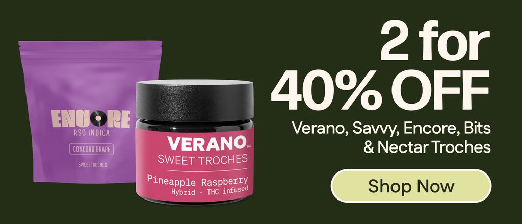 40% Off 2+ Verano, Bits, Encore, Savvy & Nectar Troches
