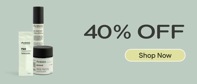 Cannabis Promo, Cannabis Sales, Cannabis Discounts, Cannabis on Sale, 40% Off Avexia