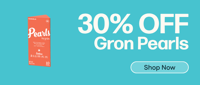 Cannabis Promo, Cannabis Sales, Cannabis Discounts, Cannabis on Sale, 30% Off Gron Pearls