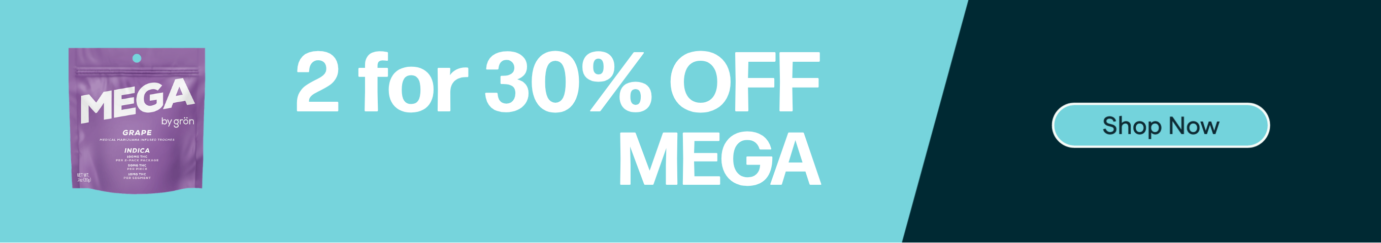 30% Off 2 Gron MEGA Pearls