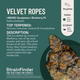 Velvet Ropes The Botanist Velvet Ropes The Botanist