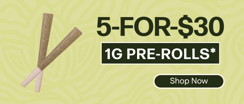 5-for-$30 1g Pre-Rolls