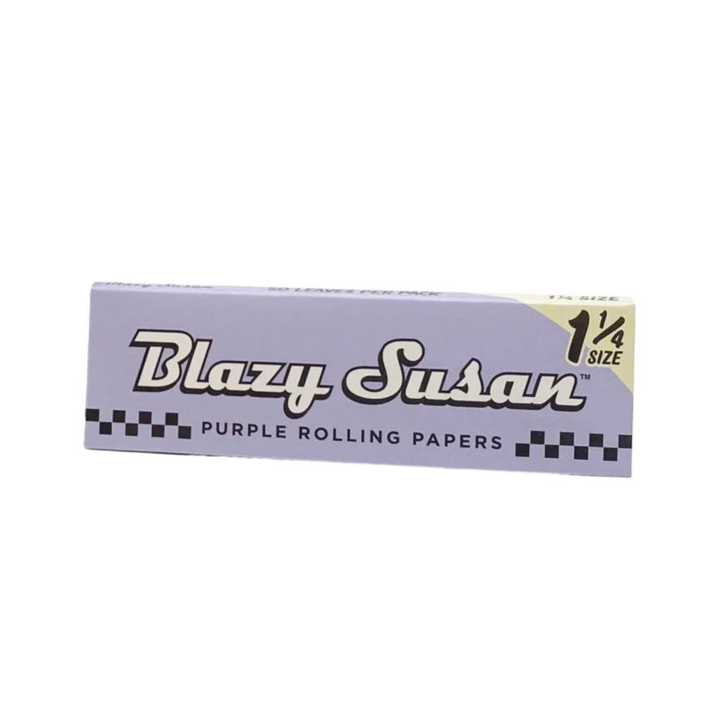Blazy Susan 1 1/4 Purple Papers Rolling Papers/Cones, Booklet
